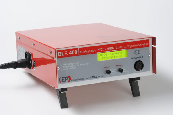 BLR400 Batterielade- u -regeneriersystem für NiCd-/NiMh-Akkus   BLR 400 Battery charging and regenerating system for NiCd / NiMh rechargeable batteries