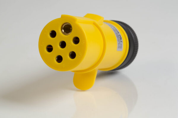 30238 Spidy 12 V / 24 V combined air connector with built-in check valve