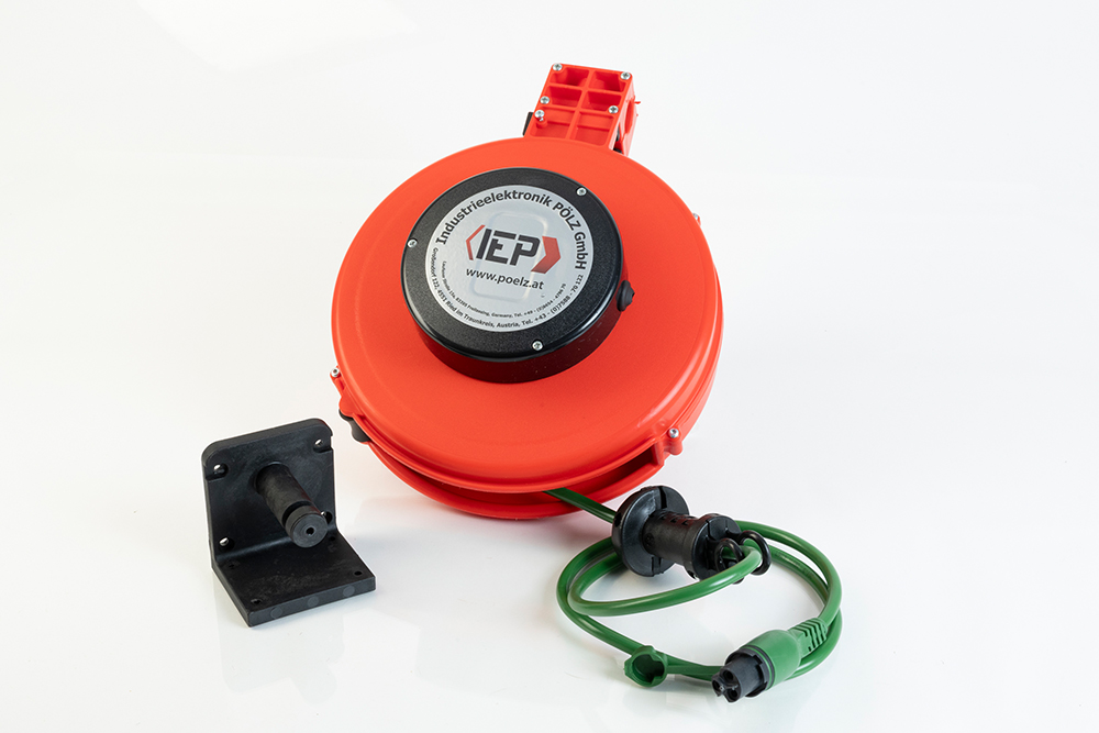 Spez. Aufrollsystem mit DEFA für Spannung 230V/1800W - 5m grün Sonderanfertigung keine Rückgabe – Bild 2