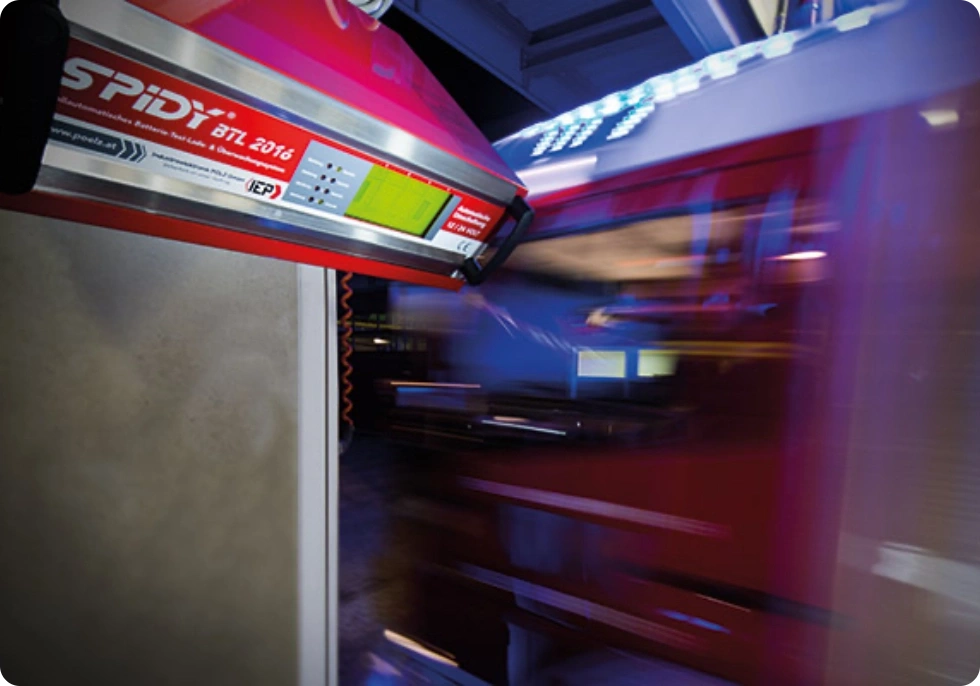 Batterietest und Ladesysteme Pölz